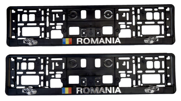 Suport numar inmatriculare ROMANIA (2BUC/SET)