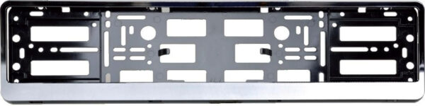 Suport numar inmatriculare CROMAT (SET 2 BUC)